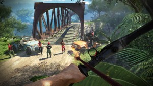 Players can chose from a large selection of customizable weapons to fit their playing style in Ubisoft's new game, Far Cry 3.