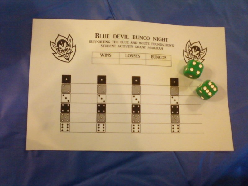 Bunco Night at Sudwerk is put on to benefit the Student Activity Grant Program. The fun began at 7 p.m. on Aug 17.