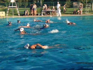 DHS women's varsity water polo shut down Oak Ridge with a 17-4 victory on Sept 24. 