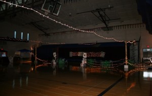 The gym set up for Winter Ball 2012. Courtesy photo by Reem Awad-Rashmawi.