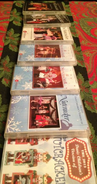 Nutcracker DVDs.