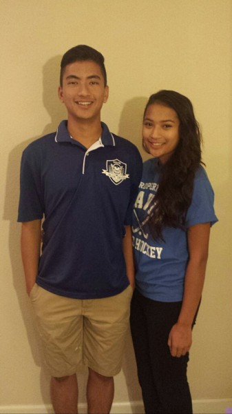 Senior Raunak Manadhar and his sister Arzoo are each current students at DHS. 
