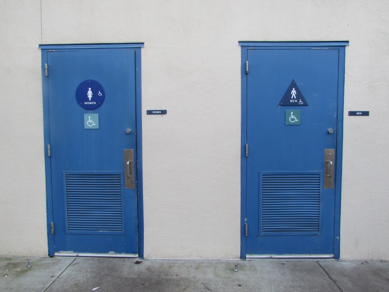 DHS does not have gender-neutral bathrooms. Students have to choose either a male or female bathroom, which can make transgender or gender non-conforming individuals feel uncomfortable or unsafe.
