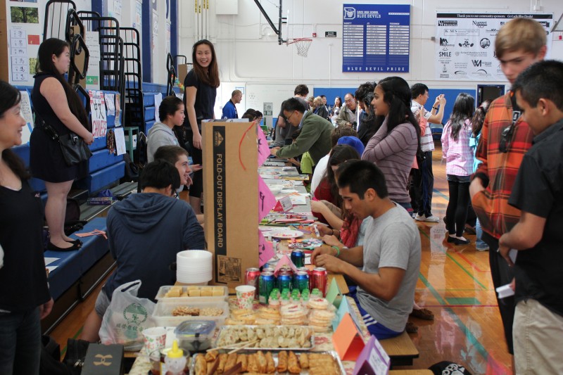 At the 2014 World Language Fair, students enjoyed various arts and traditional foods from different cultures associated with clubs and language classes at DHS. Organizers hope this year will be equally successful. Photo by Aydan Prime. 