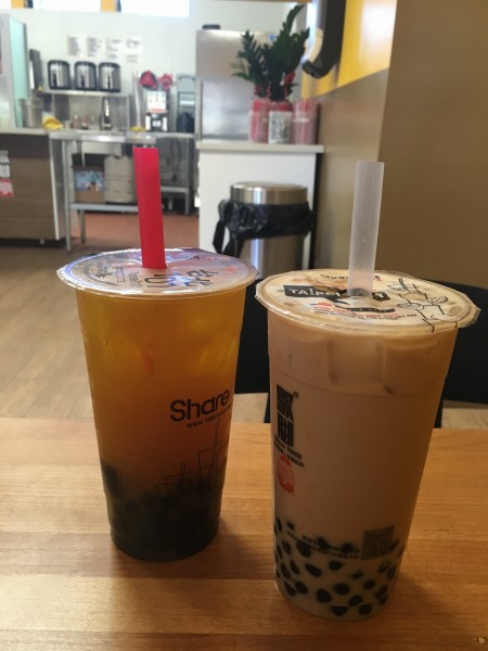 Sharetea's boba maintains a strong tea flavor within their tea drinks and is just the right sweetness for avid tea drinkers.