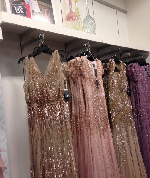 Dresses at places like Nordstrom are often pricey, but there are often sales, making the prettiest dresses affordable.