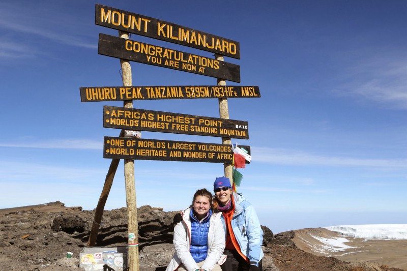 Junior Amanda Bowler spent one week climbing Africa’s highest mountain, Mount Kilimanjaro with her family in 2014. (Photo Courtesy: Amanda Bowler) 