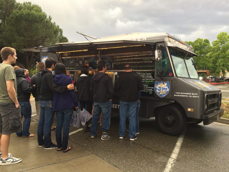 The Cali Love Food Truck boasted "Sacramento's Best Reuben," which was also recommended by junior Anna Young.