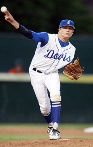 Alumni Ben Eckels played on the DHS baseball team and later progressed to play professionally for the Arizona Diamondbacks.