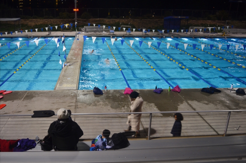 Davis High swimmers practice at UC Davis’s Schaal pool in addition to Arroyo.