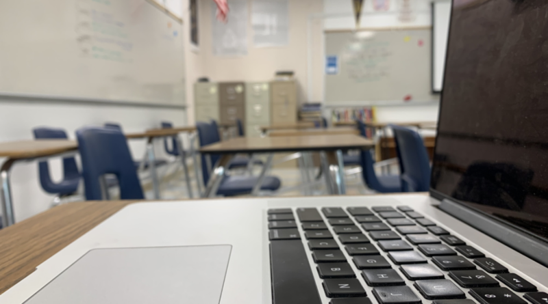computer in a classroom