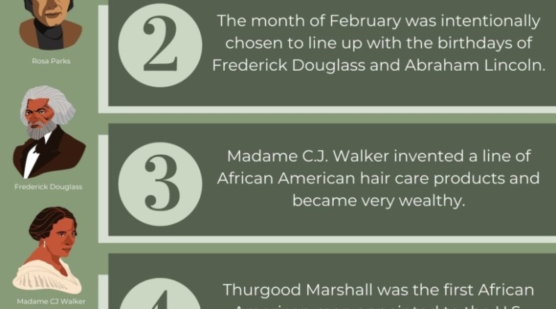 Black history fact inforgraphic