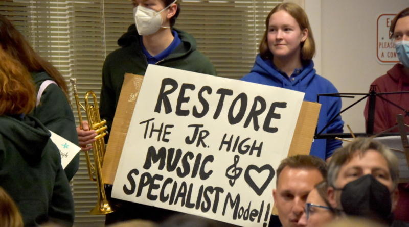 Encore: students, teachers protest course changes and worker wages at Nov. 17 board meeting