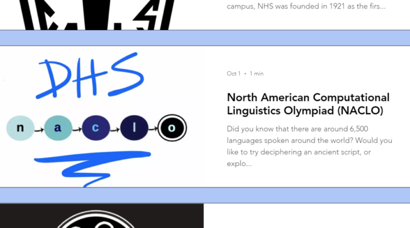 North American Computational Linguistics Olympiad's profile on the Davis High club website